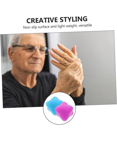 Buy ToddMomy Physical Balls - Hexagon Handle Hand Massager | 2-Piece Back & Stress Relief Massage Device for Hand Exercise & Relaxation - Buy Online on GoSupps.com