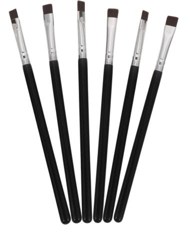 FOMIYES 24 Pcs Flat Eyebrow Brush Flat Brush Makeup Brush Eyeliner Brush Eye Liner Brush Make up Tool E20 - Buy Online on GoSupps.com