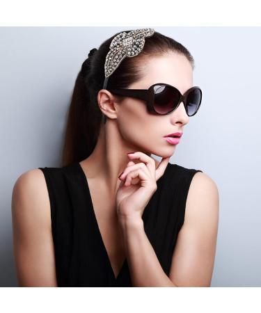 Minkissy Womens Headband Rhinestone Headband Rhinestones Beaded Miss Plate Headband - Buy Online on GoSupps.com