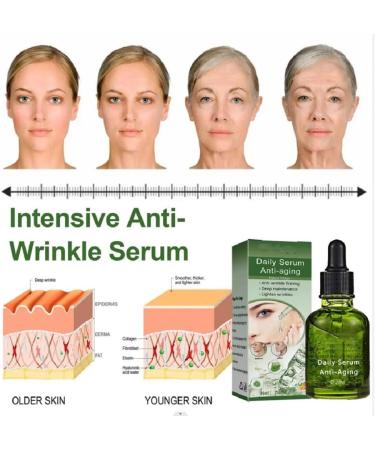 Anti Wrinkle Face Serum 20ml Deep Anti-aging Essence Reduces Fine Lines And Wrinkles Tightens Face Shrinks Pores And Improves Skin (2 Bottle) - Buy Online on GoSupps.com