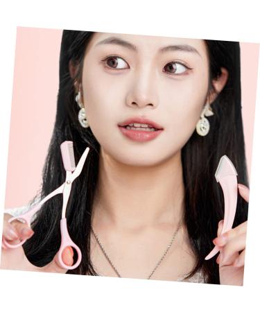 Eyebrow Trimmer Kit for Women - Curved Razor Comb & Precision Scissors for Perfect Grooming & Shaping | International Shipping Available - Buy Online on GoSupps.com