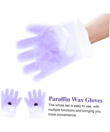 Healeved 1 Pair Lavender Hand Wax Set Paraffin Bath for Hands Paraffin Bath Mitts Spa Moisturizer The Mitten Spa Wax Cover Spa Socks Moisturizing Socks Paraffin Wax Care Hand Mask Purple - Buy Online on GoSupps.com
