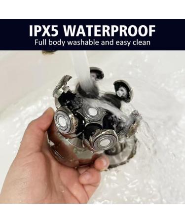 Tovmekdjn Electric Shaver for Bald Men 7D Floating Cutter Beard Trimmer Clipper Waterproof Shaving USB Charging Trimmer - Buy Online on GoSupps.com