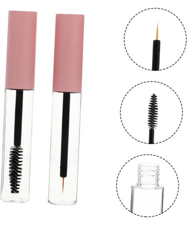 HAPINARY 8 Pcs Eyeliner Stick Mascara Tube Bottle Transparent Lip Gloss Tube Transparent Mascara Pink The Pet - Buy Online on GoSupps.com
