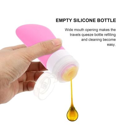 3pcs Shampoo Tubes Silicone Containers Silicone Press Bottle Empty Bottle Travel Filling Bluex3pcs Size 3x3pcs - Buy Online on GoSupps.com