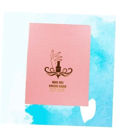 Beavorty Color Card 216 Nail Polish Card Nail Display Board Pink Nail Polish Display Card Nail Color Book Nail Color Card medium Pink - Buy Online on GoSupps.com