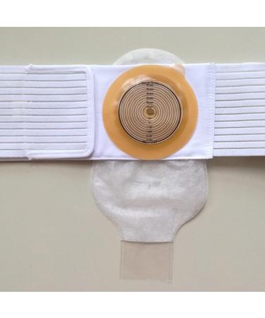 Ibnotuiy Ostomy Support Belt for Colostomy Patients - Prevent Parastomal Hernia - 2.76 Hole - White (L) - Buy Online on GoSupps.com
