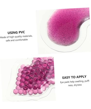 FRCOLOR 6Pcs Packs Beauty Gel Ice Pack Reusable Beads Reusable Plaster Cold Eye Patch Ice Lip Cold Compress Gel Lip Pads Under Eye Purple Pvc Eye Patch Frozen Care - Buy Online on GoSupps.com