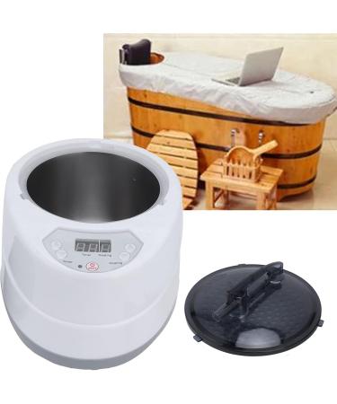 Spa Steamer 1-9 Gears Temperature Setting 0-99 Minutes Time Setting Household Spa Steamer Pot for Adults Use for Sweat Bath Box for Wooden Barrel Bath Tub(#4) - Buy Online on GoSupps.com