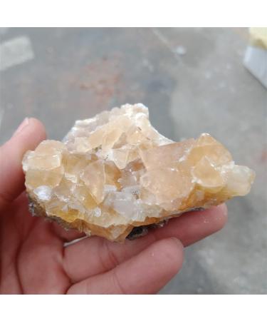 Natural Orange Calcite Crystal Cluster Original Stone Reiki Minerals Specimen Rough Sample Home Decor Stone Mineral Specimen (Color : 500-550g) - Buy Online on GoSupps.com