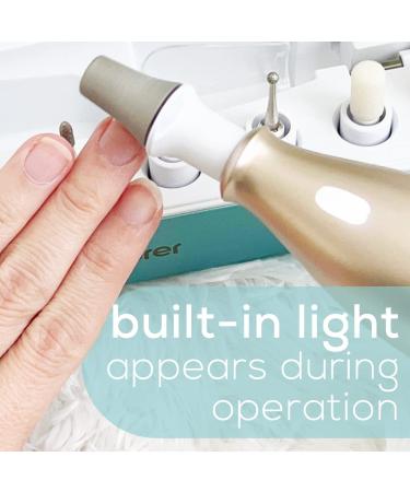 Beurer MP84 Professional Manicure & Pedicure Nail Drill Kit - Cordless Electric File with LED Light, Adjustable Speeds, 14 Attachments in Storage Case - Buy Online on GoSupps.com