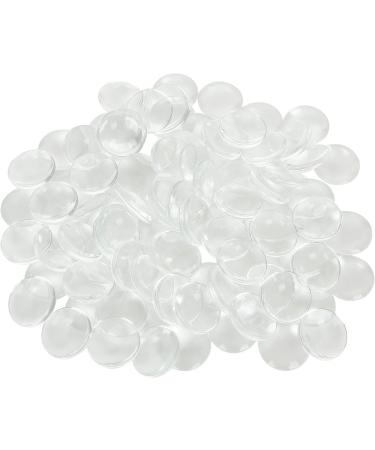 200 PCS 1 inch Transparent Glass Dome Cabochons - Crystal Clear Round Cabochons for Jewelry Making - Buy Online on GoSupps.com