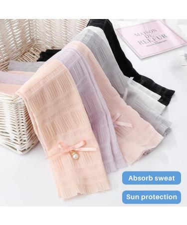 UPOSAO UV Protection Fingerless Gloves for Women - Breathable Summer Cycling & Golf Arm Stulp Purple - Buy Online on GoSupps.com