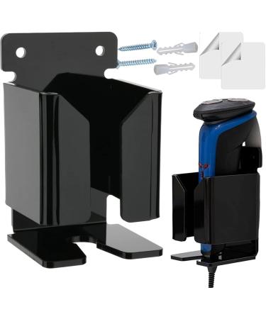 Jingling Self-Adhesive Toothbrush & Razor Holder for Shower Electric Shed Organizer in Black | Durable Storage Solution for Toiletries - Buy Online on GoSupps.com