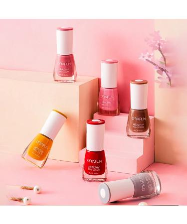 Vipomkowa Non-Toxic Nail Polish - Eco-Friendly Quick-Dry Water-Based - 8ml (Single Pack) - Perfect Pull-Off Formula - Buy Online on GoSupps.com