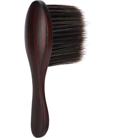 Hairdresser's Neck Brush Professional Neck Brush Soft Nylon Bristles Hair Brush with Wooden Handle - Buy Online on GoSupps.com