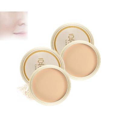 Concealing and Setting Soy Milk Powder Soy Milk Transparent Pressed Powder Japanese Concealing & Setting Soy Milk Powder Long Lasting Coverage Smoothing & Oil Control (Glitter)