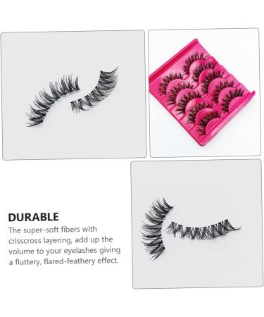Angoily 45 Pairs Fake Eyelashes Fake Bottom Lashes False Eyelashes Bulk Lash Magnetic Eyelash Artificial Eyelash Faux Lashes Fluffy Supplies Transparent Stalk Handmade Hair Dense A539 - Buy Online on GoSupps.com