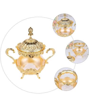 HOMSFOU 1pc Box Spice Jar Glass Terrarium with Lid Glass Food Storage Jar Glass Storage Container Sugar Server Retro Kitchen Canisters Seasoning Dispenser Jars Tea Pot Coffee - Buy Online on GoSupps.com