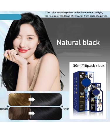 BaBound Miao Ethnic Plant Extract Bubble Hair Dye Cream Bubble Dye Hair Care 3 In 1 Plant Bubble Hair Dye Shampoo Hair Dye Shampoo For Women Coffee - Buy Online on GoSupps.com