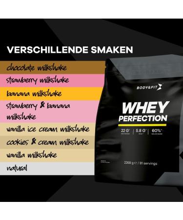 Body&Fit Whey Protein "Whey Perfection" Vanilla Ice Milkshake 898g (32 shakes) - Buy Online on GoSupps.com