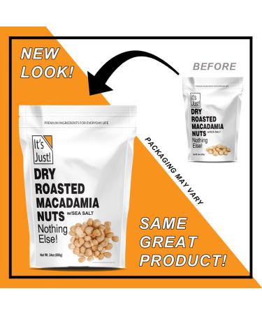 Macadamia Nuts from Hawaii - Dry Roasted & Sea Salted 24oz (1.5lb Pack) - Buy Online on GoSupps.com