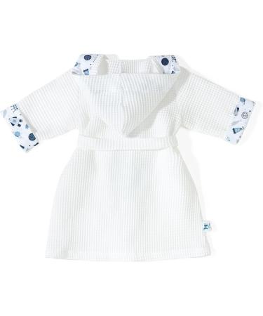 Shop Pepi Unisex Baby Bathrobe - 100% Cotton Hooded Made in Poland | Magic Space L Size for Boys & Girls - Buy Online on GoSupps.com
