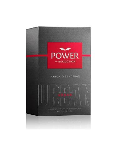 Antonio Banderas Perfumes - Power of Seduction Urban Eau de Toilette for Men - Long Lasting - Elegant Masculine and Sexy Fragance - Citrus Woody and Vanilla Scent- Ideal for Day Wear - 3.4 Fl Oz - Buy Online on GoSupps.com