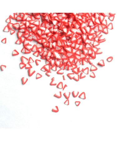 Strawberry Slices - DIY Craft Bulk Fruit Soft Pottery Polymer - 100g Pack - Buy Online on GoSupps.com