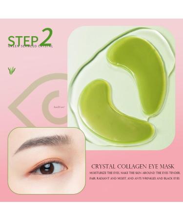 10pcs Collagen Eye Mask Lip Mask Combination Moisturizing Lip Patch Anti-wrinkle Anti Dark Circles Eye Patches (Color : B) - Buy Online on GoSupps.com