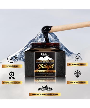 Buy Shilajit Original 50g - Energy Booster | Authentic Mumijo from Himalaya | Natural Chijalite | No Harmful Additives | Shop Internationally - Buy Online on GoSupps.com