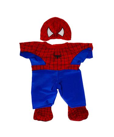 Spidey Teddy Costume Teddy Bear Outfit (8")