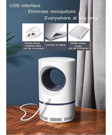 Electric Mosquito Killer Mosquito Killer Trap with USB Power Supply A Hangable Mosquito Lamp for Home Indoor Outdoor Patio Child Safe. (White) - Buy Online on GoSupps.com