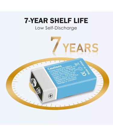 YKM 9V Batteries for Smoke Detectors - Carbon Zinc 2 Pack - Reliable & Long-Lasting - Buy Online on GoSupps.com