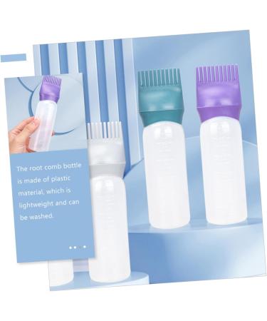 ABOOFAN 6 pi ces Bouteille Applicateur Racines Cheveux Flacons Plastique avec Peigne Int gr pour Coloration L ger R utilisable Pratique Domicile Vert Fonc Fonc  - Buy Online on GoSupps.com