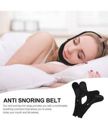 Anti Snoring Chin Strap for Men and Women | Snore Reduction Sleep Aid | Black Snoring Solution Device - Buy Online on GoSupps.com