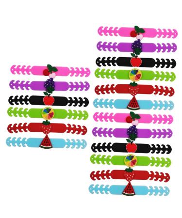 Ipetboom 18 STK mask accessories ear decompression band Extension of the face cover anti-festival-eared strap masking buckle extender caricature extension buckle child 17.5x2cmx3pcs