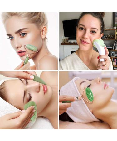 FA FIGHTART 4-in-1 Jade Gua Sha Set with Ice Roller - Cooling Face Massager and Massage Tool - Buy Online on GoSupps.com