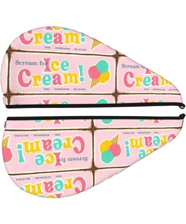 Buy Ice Cream Microfiber Hair Towel - Soft Super Absorbent Coral Velvet Wrap for Long Curly & Thick Hair | Quick Dry Hair Cap for Women - Buy Online on GoSupps.com