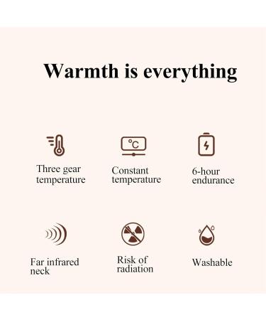 Wireless Heated Neck Cushion | Portable Electric Scarf - Intelligently Designed Gray Neck Wrap for Ultimate Comfort - Buy Online on GoSupps.com