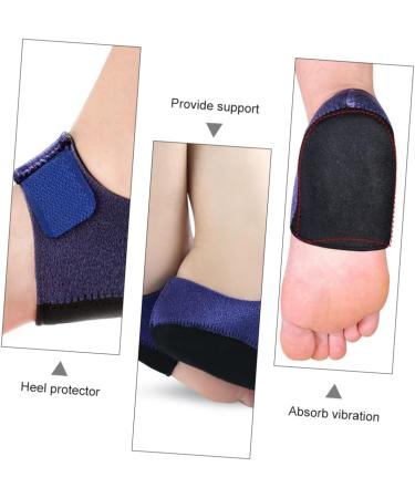 FRCOLOR Adjustable Heel Gel Pads with Shoulder Strap - Comfort for Men & Women - Buy Online on GoSupps.com