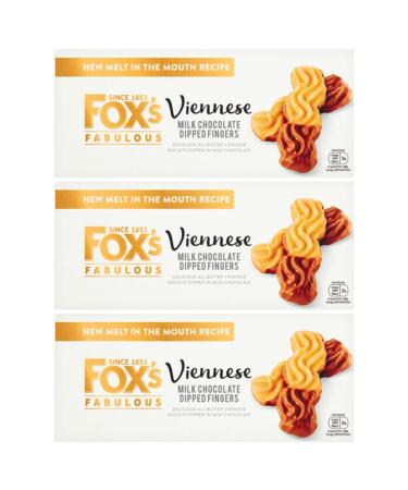 Milk Chocolate Biscuits Bundle With Fox's Viennese Milk Chocolate Dipped Fingers 105g (3 Pack) - Buy Online on GoSupps.com