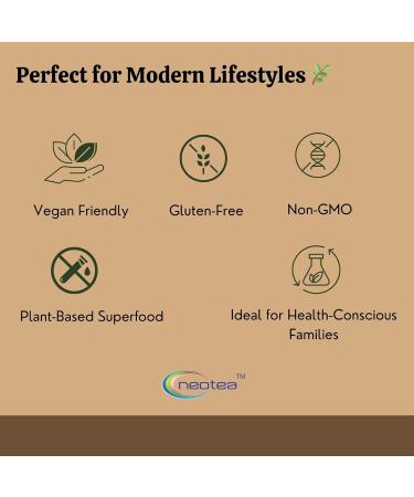 Neotea Azadirachta Indica Neem Bark Powder 300GM (10.58 OZ) | Pure & Natural | Herbal Supplement | Skin & Oral Care | Dental & Digestion Support Tooth Powder - Buy Online on GoSupps.com