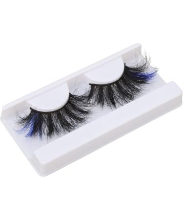 1 Pair Colored Lashes 5D False Lashes Eyelashes Wispies Fluffy Eyelashes Dramatic Strip Lashes for Cosplay Costumes Fake Eyelashes 25mm (71A-3C) - Buy Online on GoSupps.com