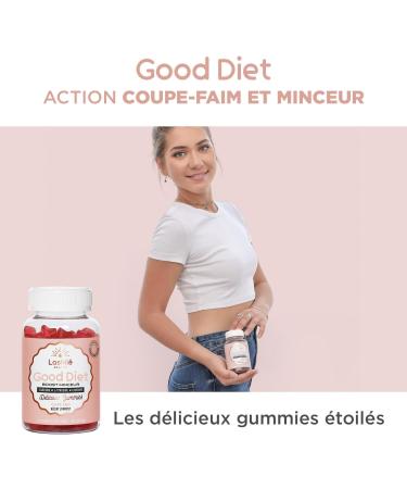 Lashil Beauty - Good Diet - Food Supplements - Powerful Hunger Cup - Made in France - Carob extract L-Tyrosine Chromium - 60 - Buy Online on GoSupps.com