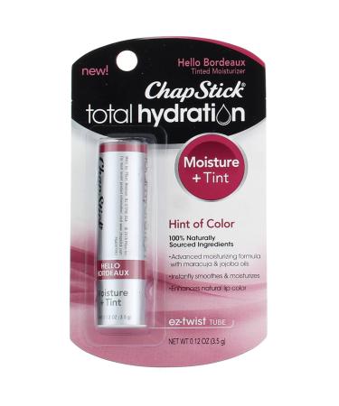 ChapStick Total Hydration Hello Bordeaux Raspberry Lip Balm 0.12 oz - Pack of 2 - Buy Online on GoSupps.com