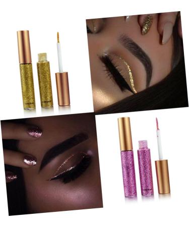 FOMIYES 20 Pcs Liquid Glitter Eyeliner Liquid Eyeliner Glitter Eyeshadow Eye Shadow Metal 1 count (Pack of 1) Assorted Colorx2pcs - Buy Online on GoSupps.com