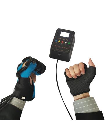 ZZBB Stroke Finger Gloves Rehabilitation Robot Finger Orthoses Stroke Hand Splint Manual Training Rehabilitation Robot Gloves Exercise Five Fingers Prevent Stiffness Right X-Large