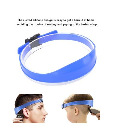 Hair Trimming Template for Men - DIY Silicone Haircut System for Boys | Breathable Curved Design (Blue - Buy Online on GoSupps.com