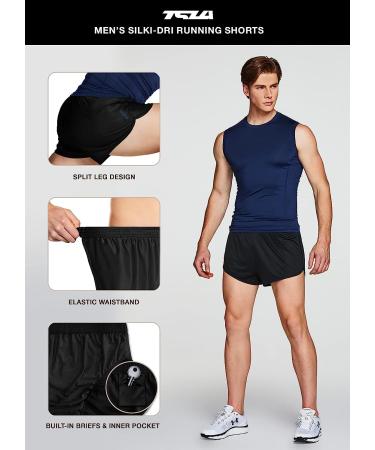 TSLA Men's Active Running Shorts - Quick Dry Mesh Workout Shorts with Pockets - Buy Online on GoSupps.com
